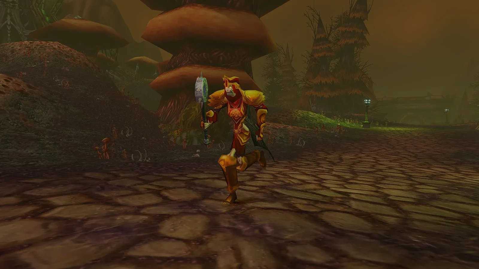 Personaje recorriendo Azeroth en WoW Forever