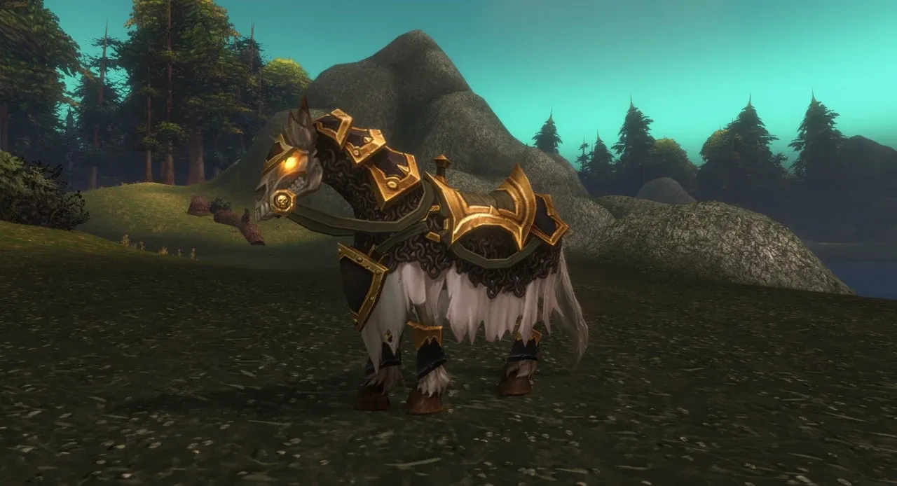 Destrero de los paladines no-muertos mostrado por Blizzard para Forever.