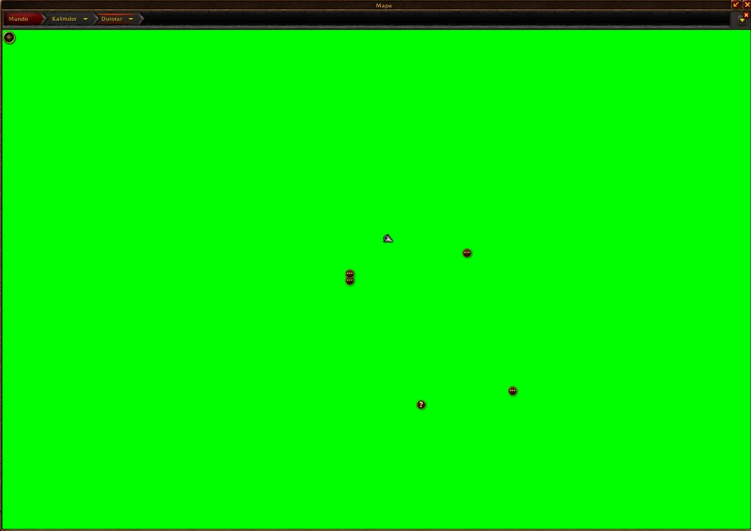 El mapa de la beta de Forever aparece como un rectángulo verde en la captura de AlterTime.