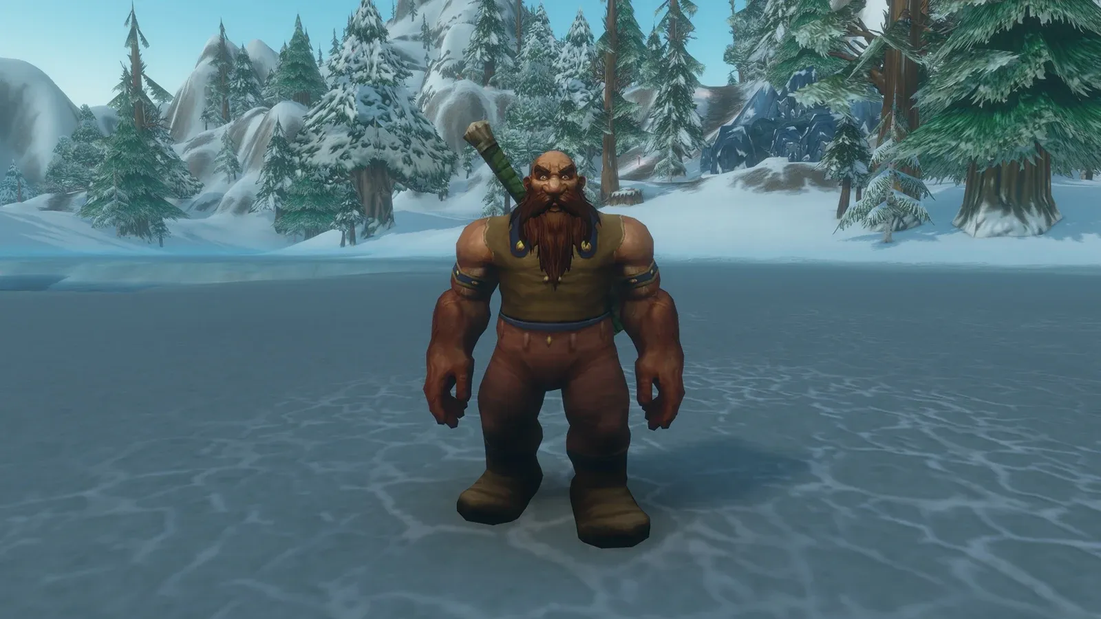 Modelo de enano mejorado mostrado en la comparación gráfica de Blizzard.