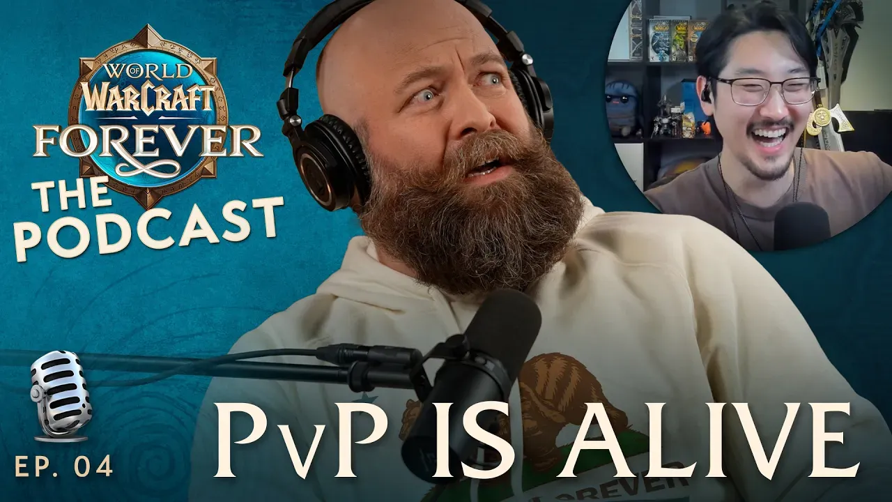 Miniatura oficial del cuarto pódcast de Forever, dedicado al JcJ, con sus participantes.
