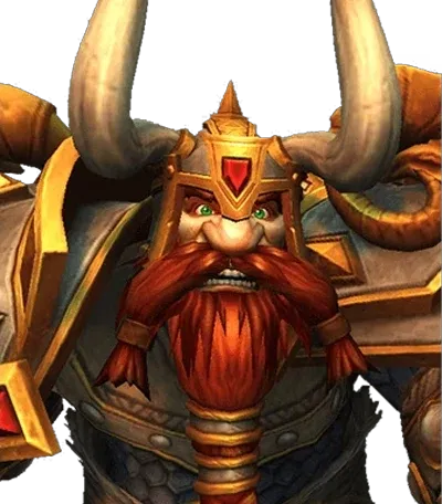 Modelo de enano de World of Warcraft