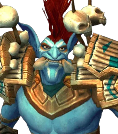Modelo de trol de World of Warcraft