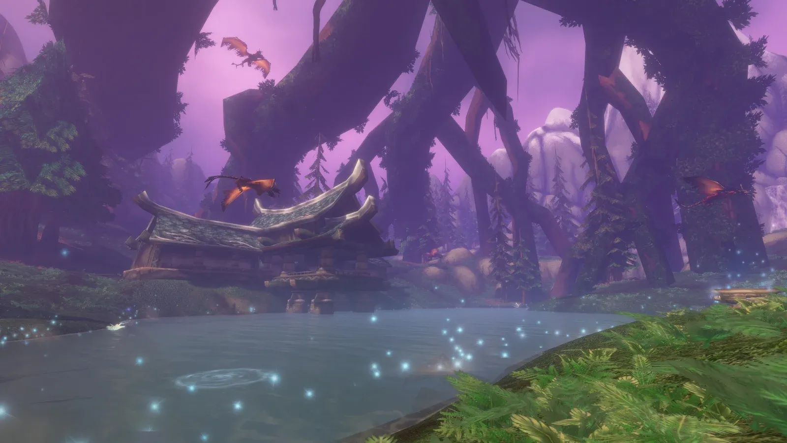 Bosque de Azeroth en una captura oficial de WoW Forever