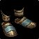 Icono de Zapatos nublados cosidos por la tormenta