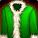 Icono de Ropa de invierno verde