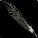 Icono de Pluma negro azabache