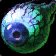 Icono de Ojo de Puño Negro