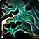 Icono de Liquen con volantes