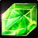 Icono de Cristal de poder verde