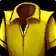 Icono de Camisa amarillo brillante