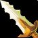 Icono de Espada claymore de cobre