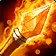 Icono de Tótem de fuego retorcido